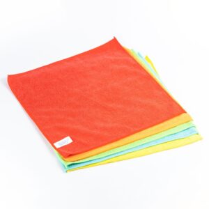 PAÑO MICROFIBRA 38X38 CM AZUL ROJO VERDE AMARILLO