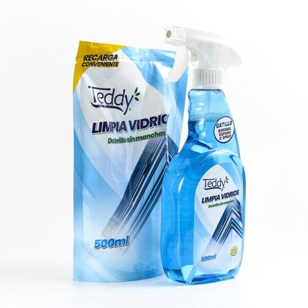 DOYPACK LIMPIA VIDRIOS 500ML, RECARGA BRILLO SIN MANCHAS - Imagen 2