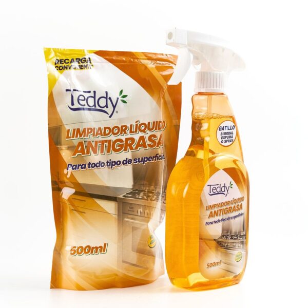LIMPIADOR ANTIGRASA GATILLO 500ML DISPERSOR LIQUIDO - Imagen 2